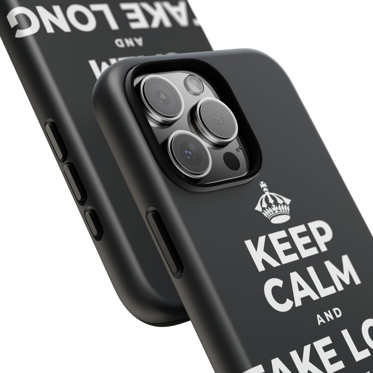 KEEP CALM AND TAKE LONG WALKS ON THE BEACH Phone Case (Dark)