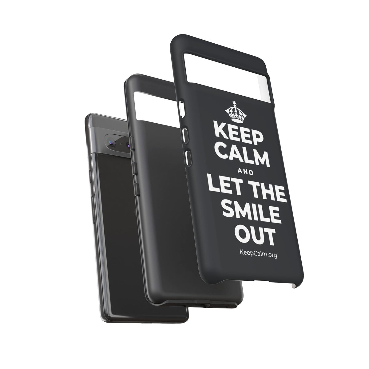 KEEP CALM AND LET THE SMILE OUT Phone Case (Dark)