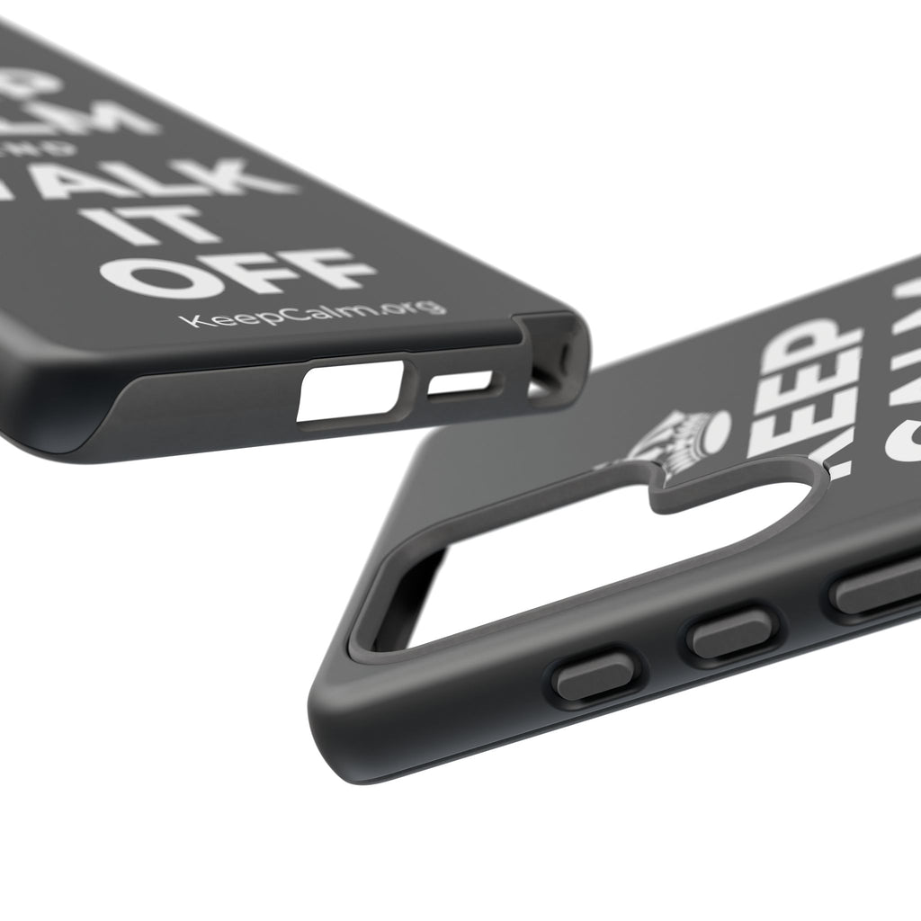 KEEP CALM AND WALK IT OFF Phone Case (Dark)