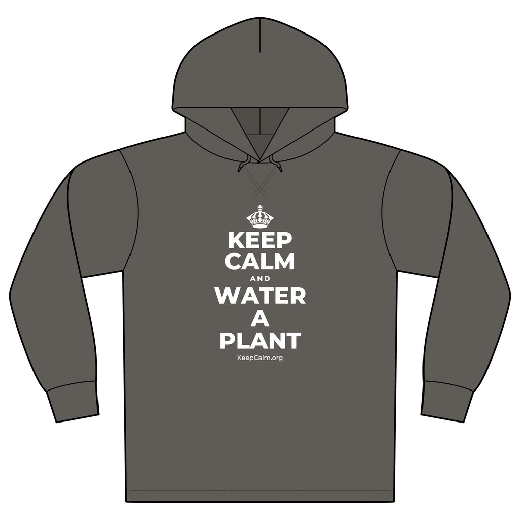 KEEP CALM AND WATER A PLANT Organic Hoodie Tee
