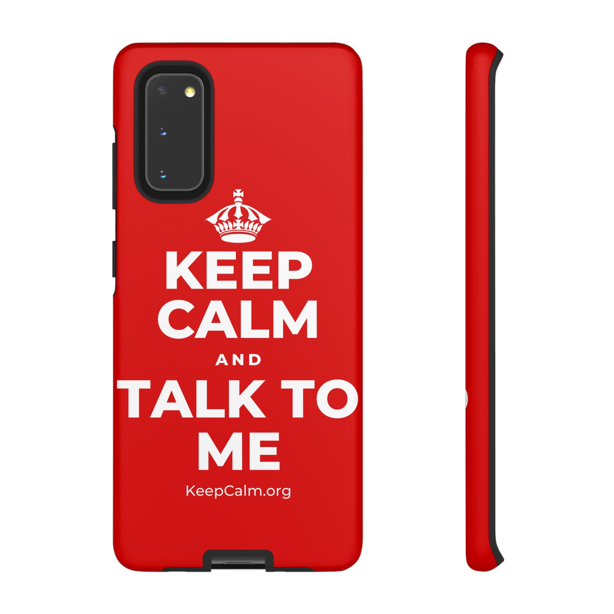 KEEP CALM AND TALK TO ME Phone Case