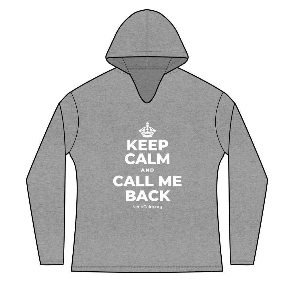 KEEP CALM AND CALL ME BACK Women's Long Sleeve Hoodie