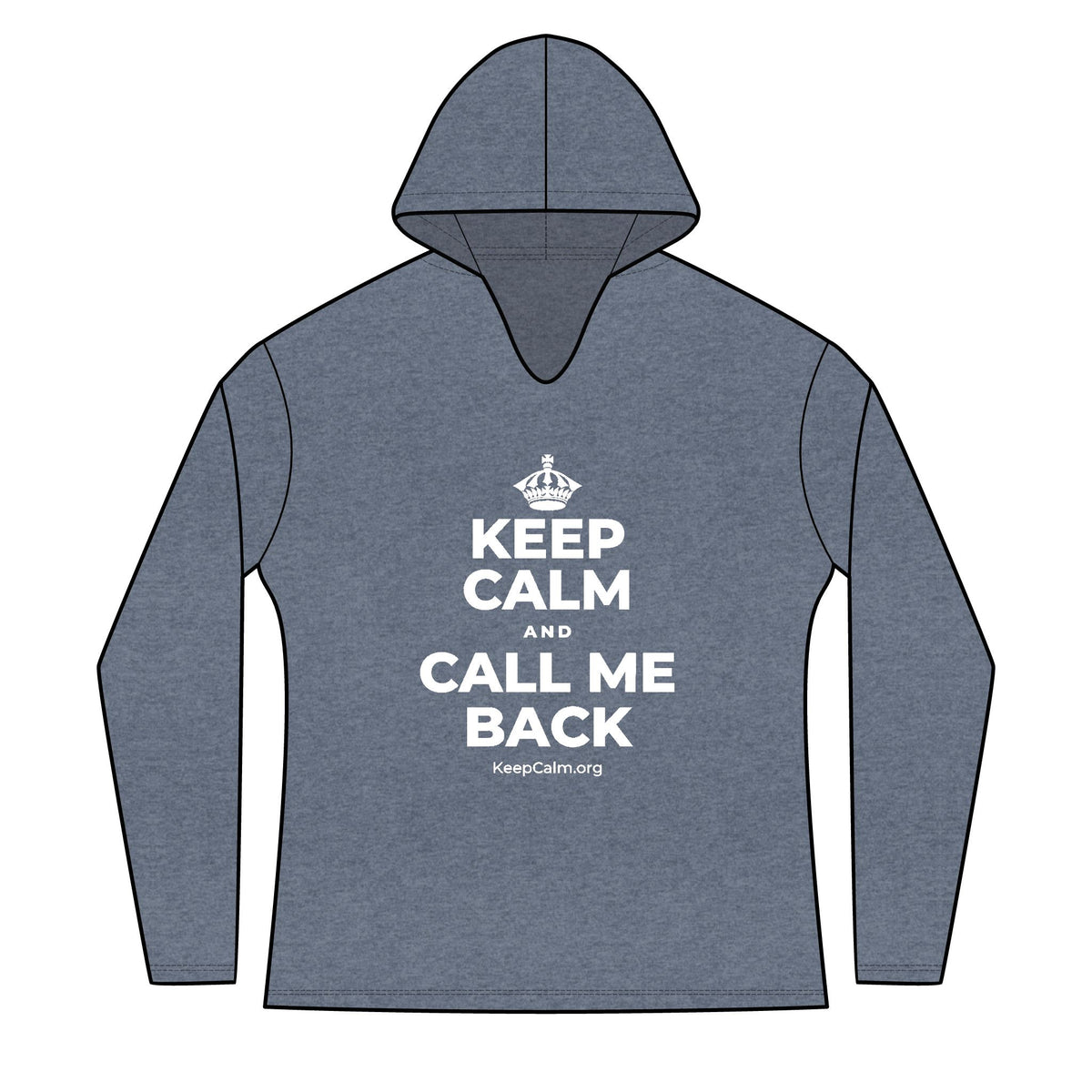 KEEP CALM AND CALL ME BACK Women's Long Sleeve Hoodie