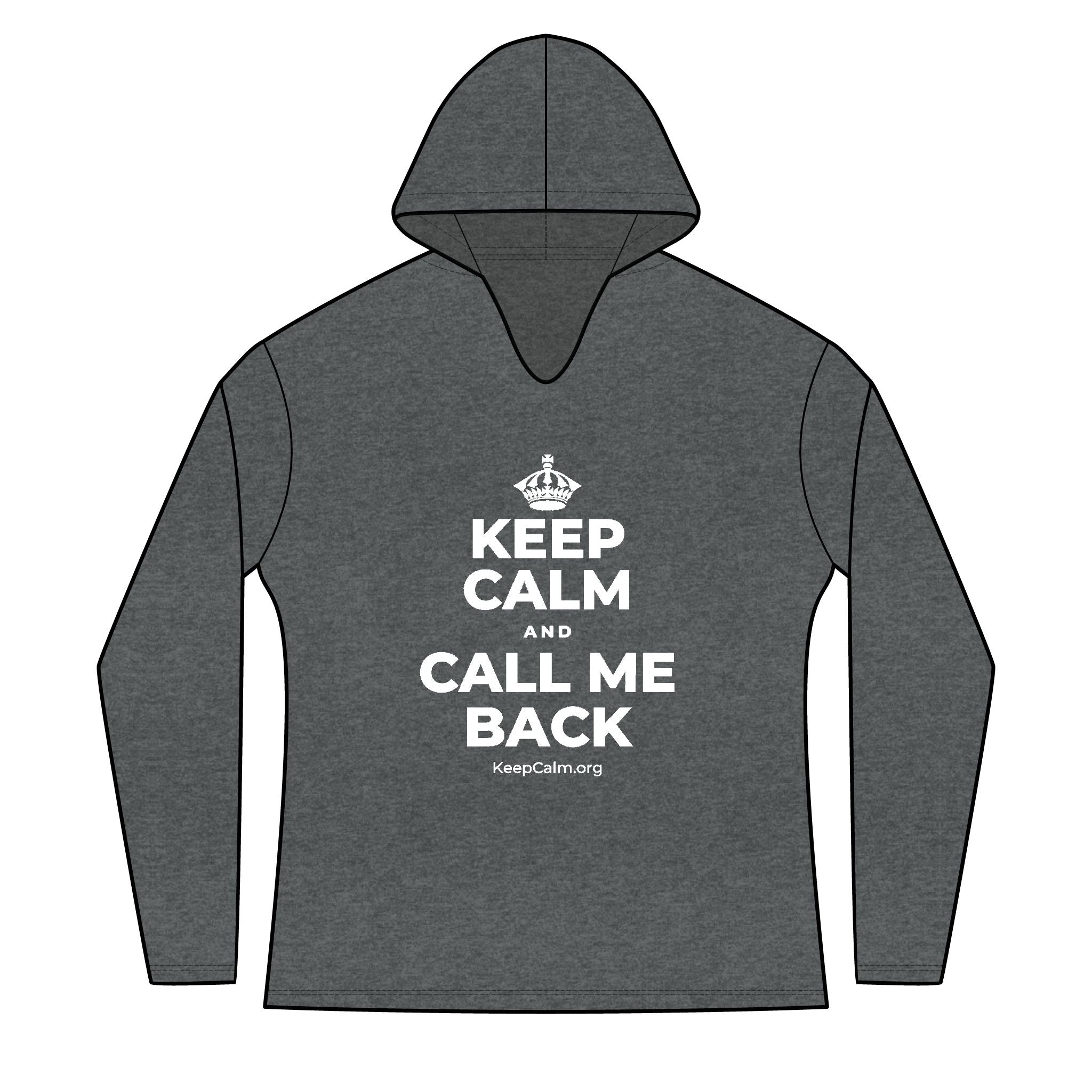 KEEP CALM AND CALL ME BACK Women's Long Sleeve Hoodie