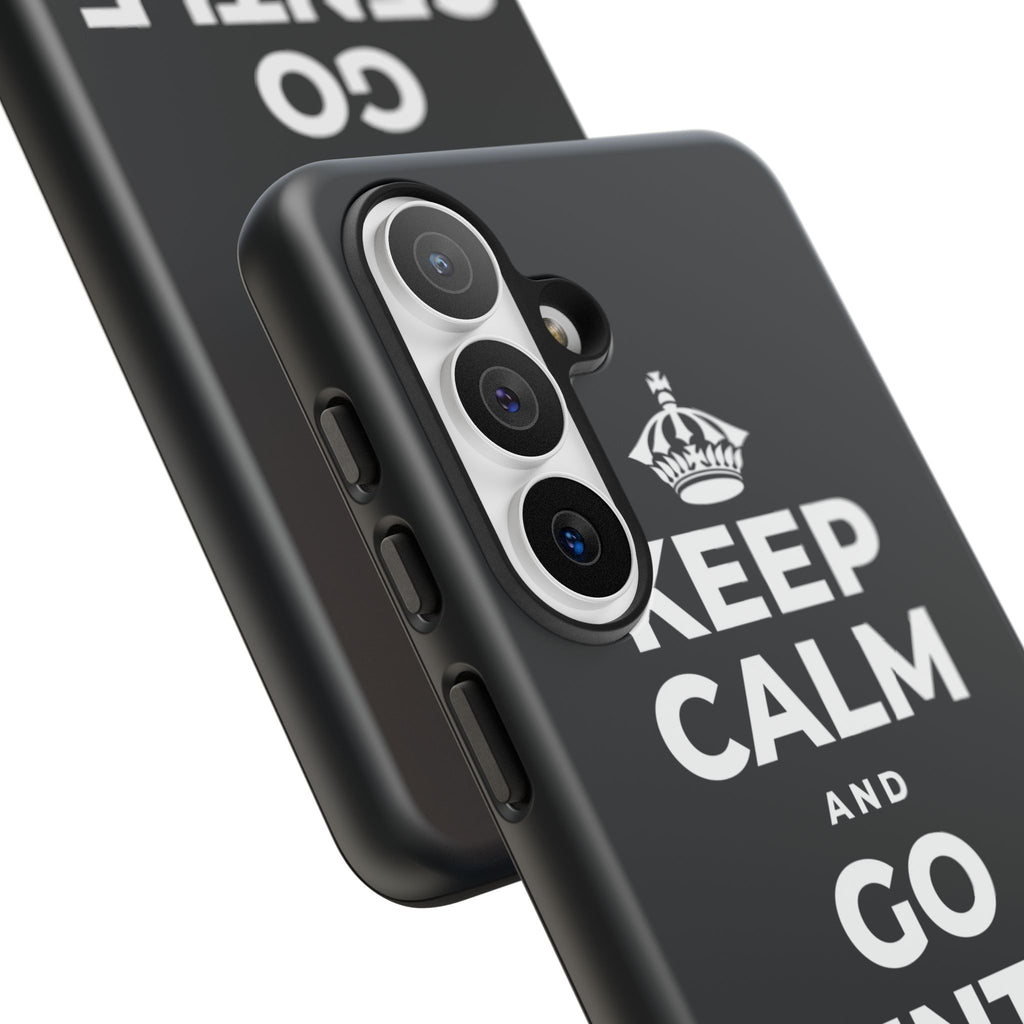 KEEP CALM AND GO GENTLE ON MONDAY Phone Case (Dark)
