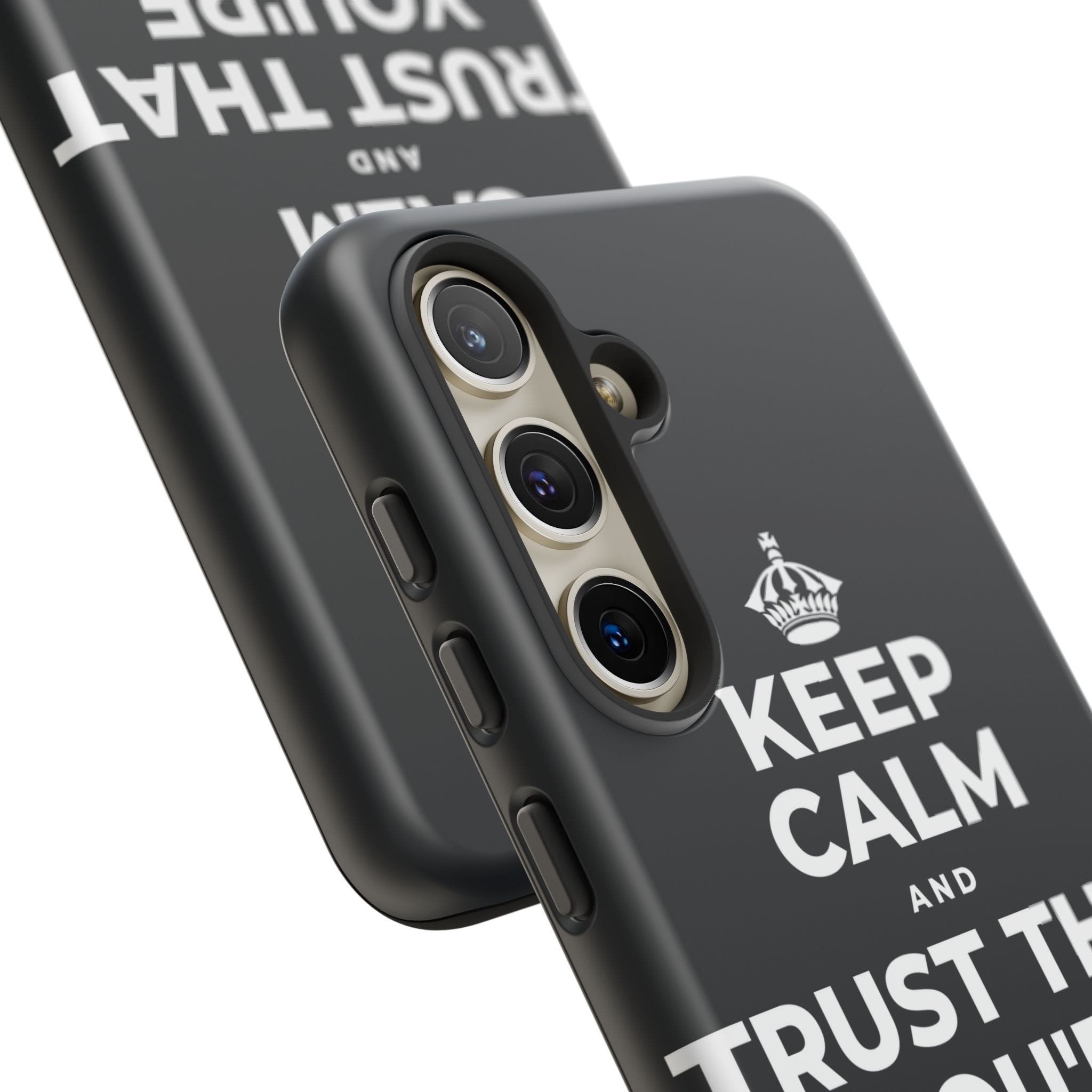 KEEP CALM AND TRUST THAT YOU'RE DOING YOUR BEST Phone Case (Dark)