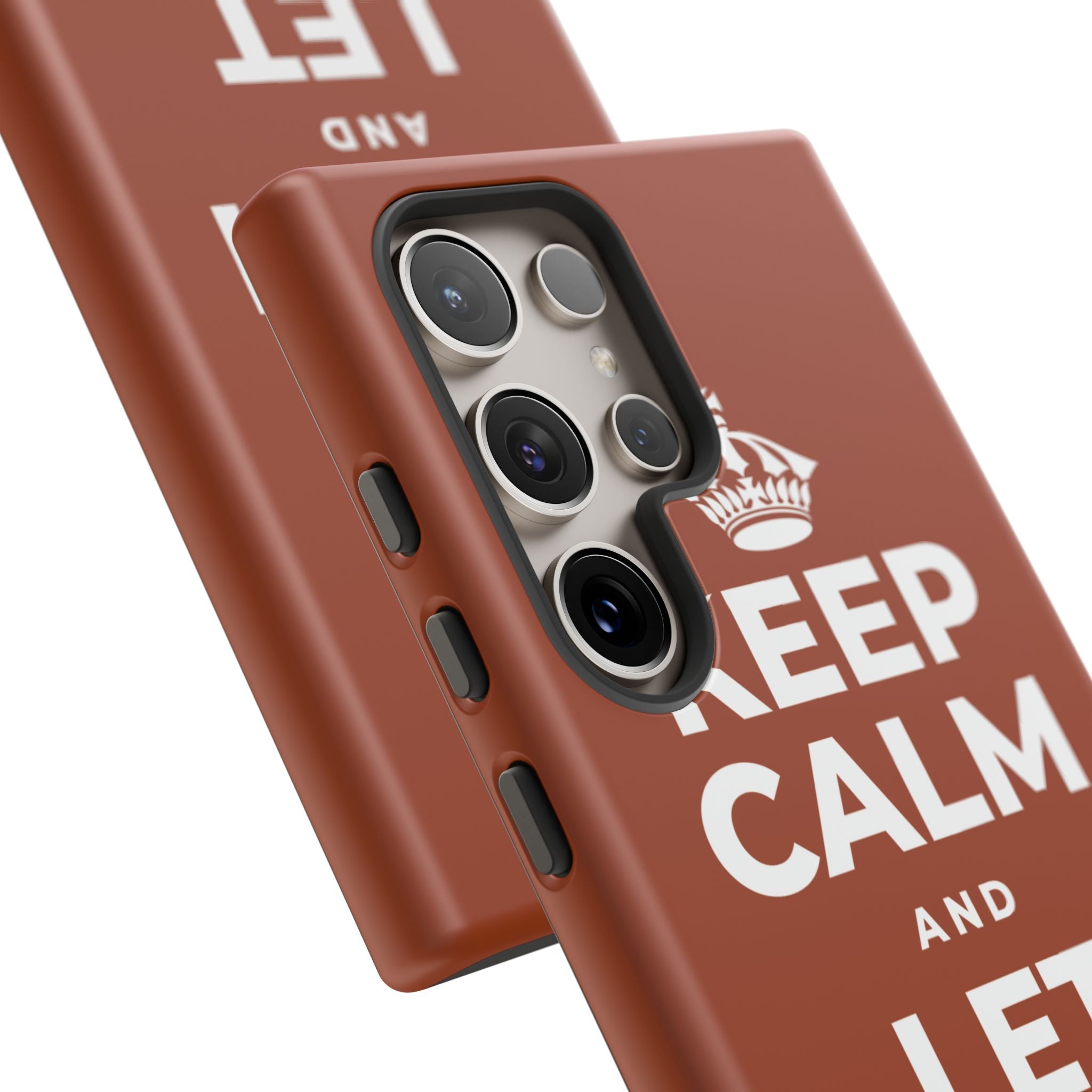 KEEP CALM AND LET PEOPLE HELP Phone Case
