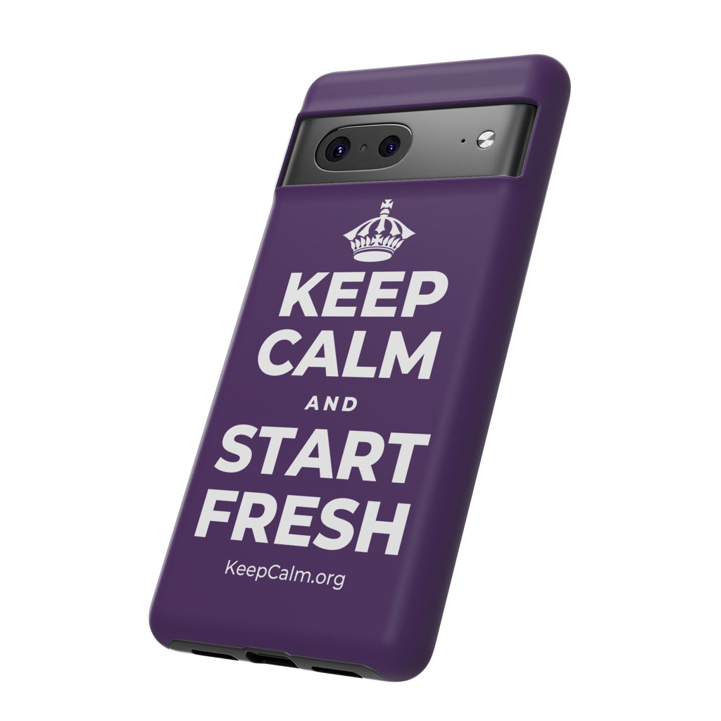 KEEP CALM AND START FRESH Phone Case