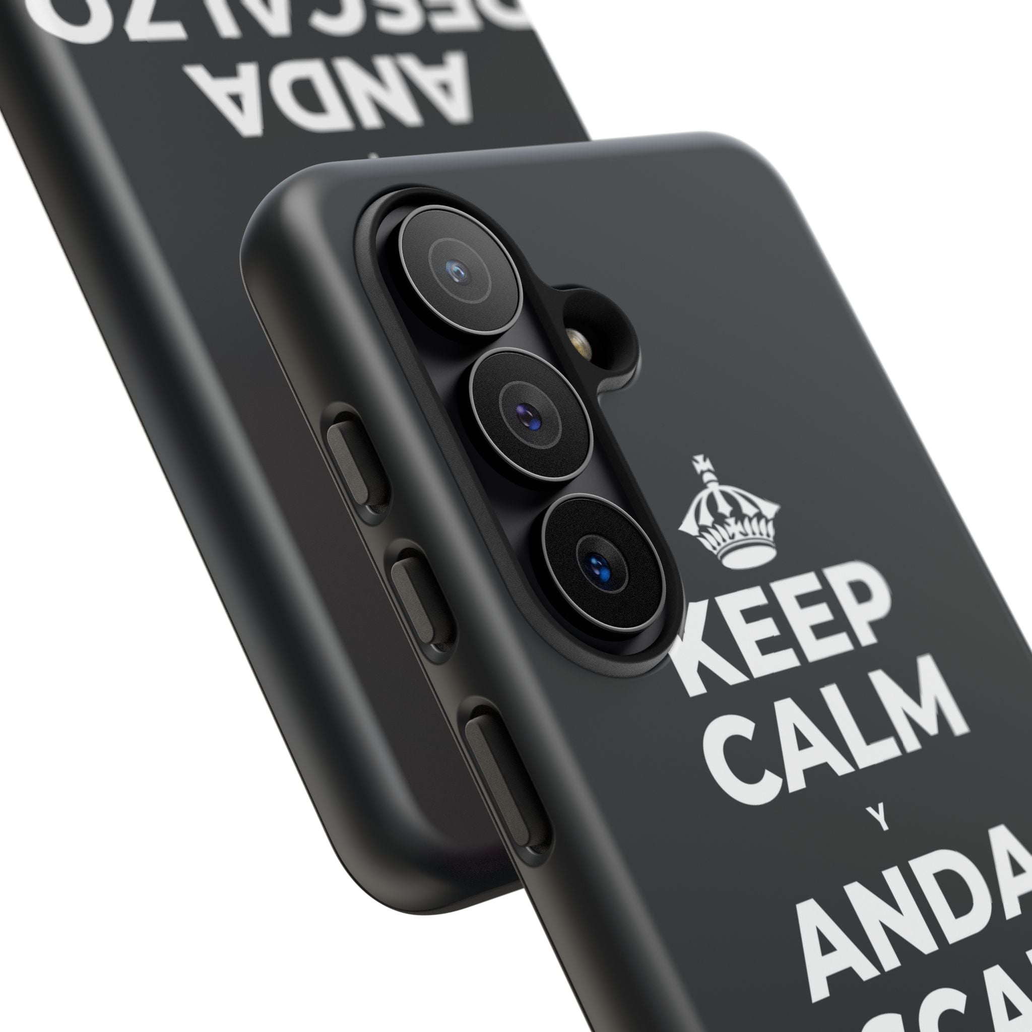 KEEP CALM Y ANDA DESCALZO EN EL PASTO Phone Case (Dark)