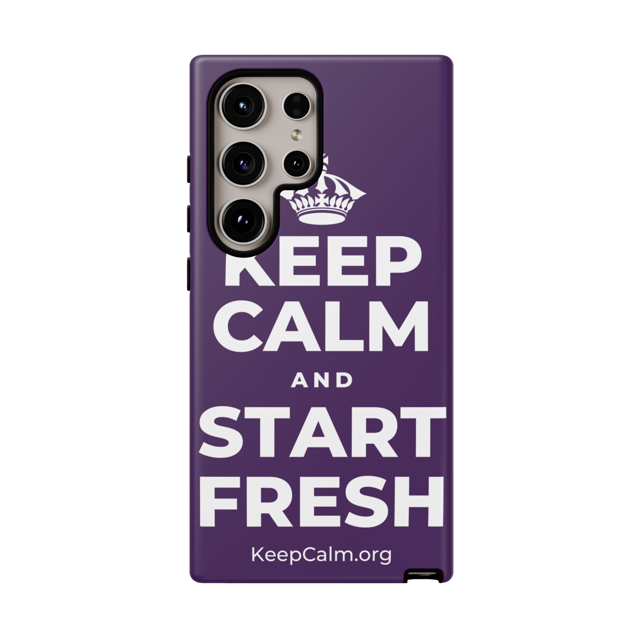 KEEP CALM AND START FRESH Phone Case
