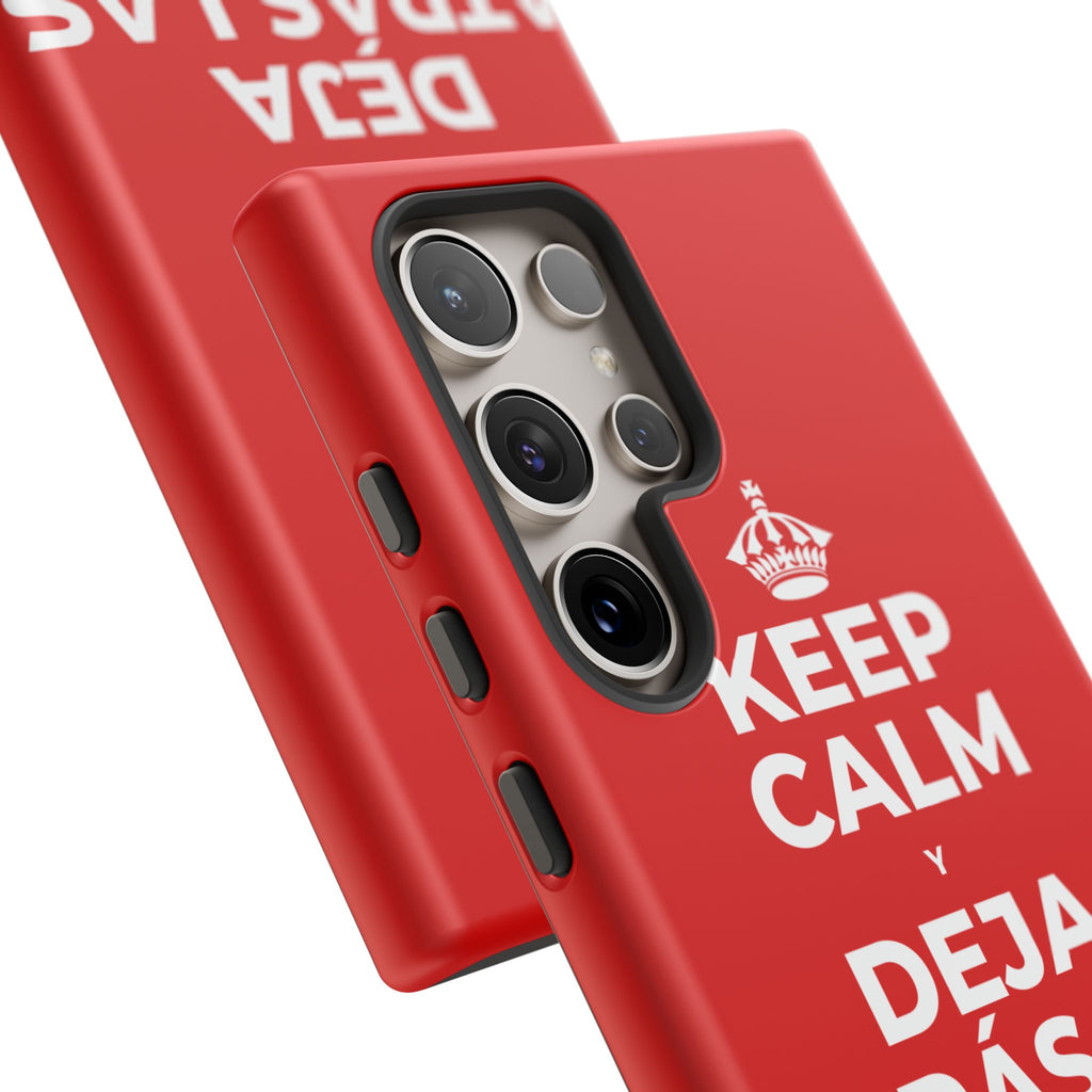 KEEP CALM Y DEJA ATRÁS LAS VIEJAS CARGAS Phone Case