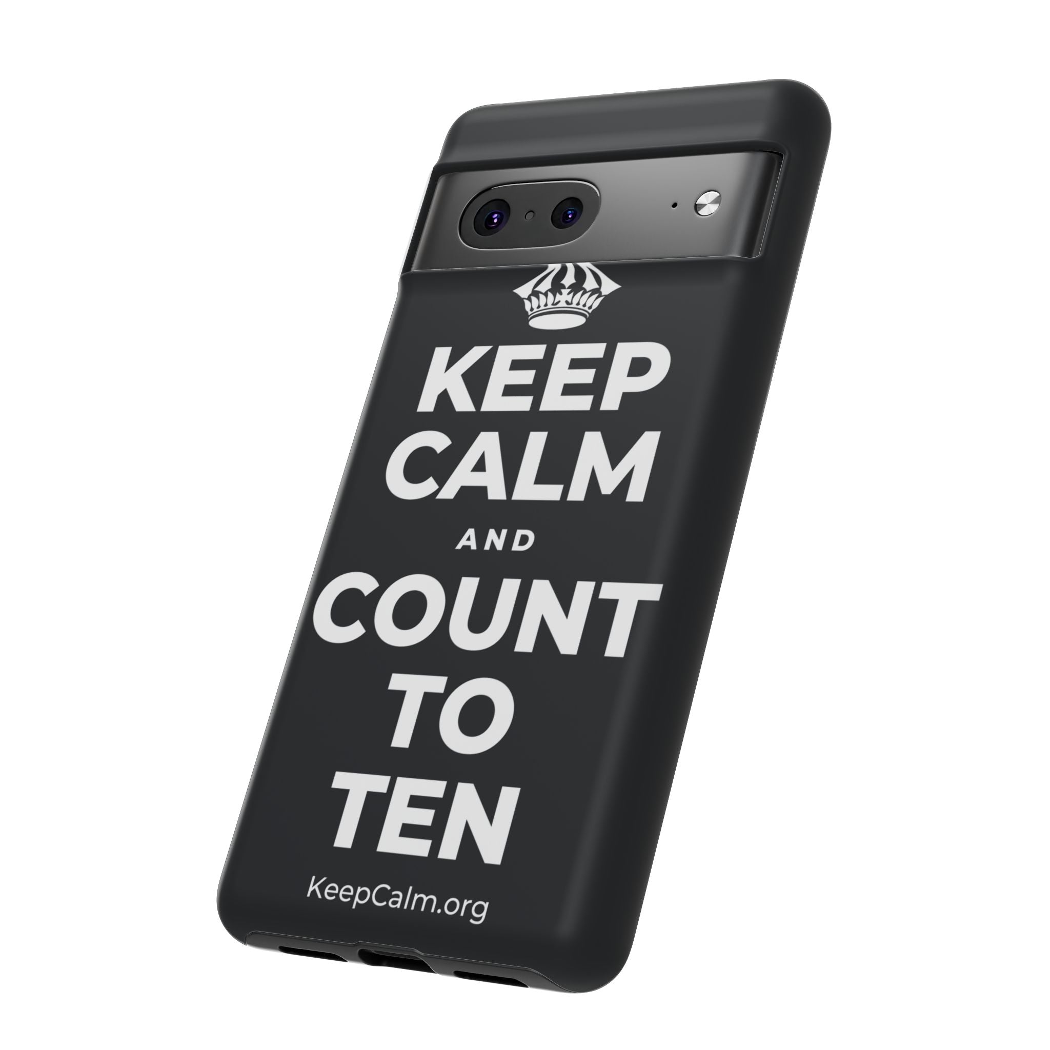 KEEP CALM AND COUNT TO TEN Phone Case (Dark)