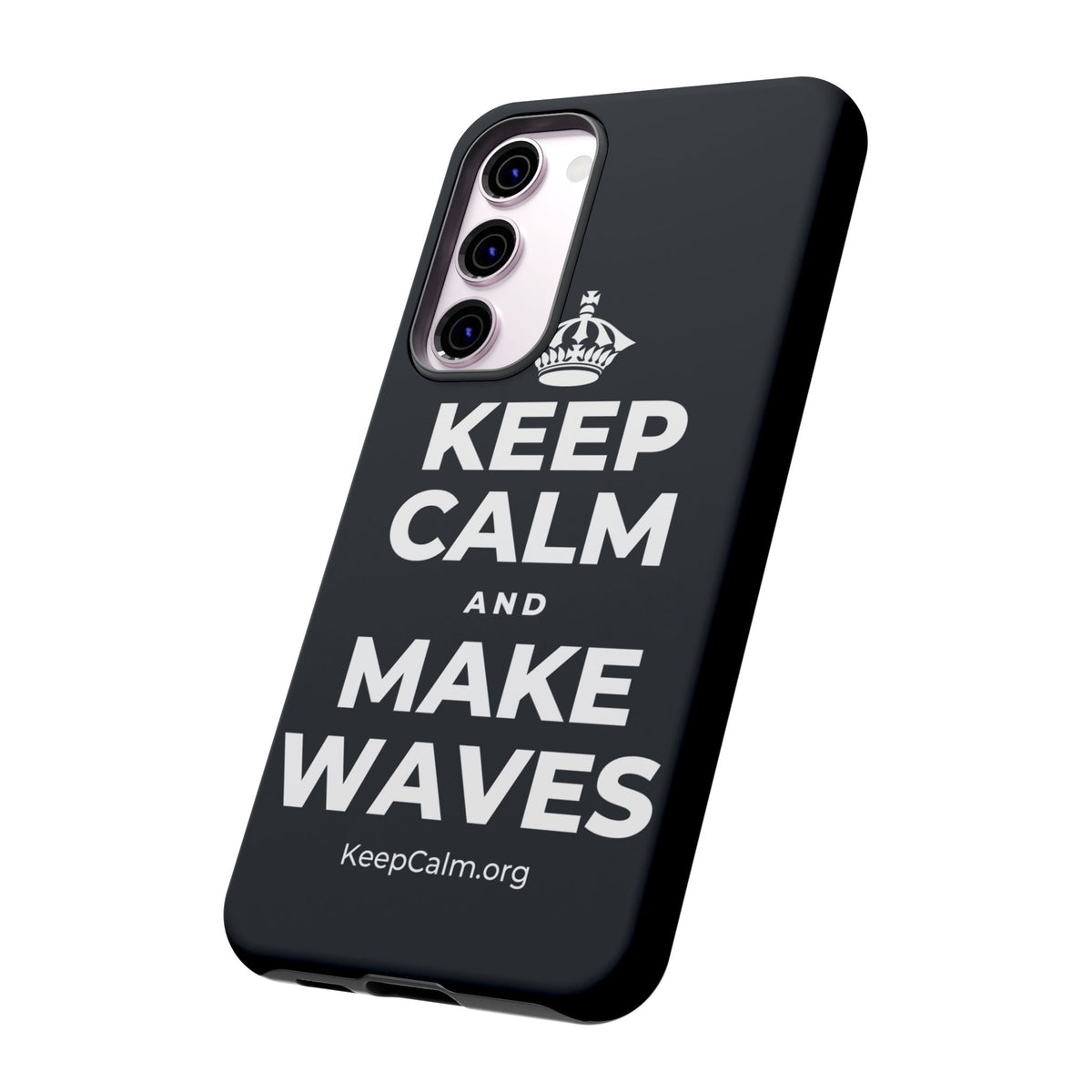 KEEP CALM AND MAKE WAVES Phone Case (Dark)