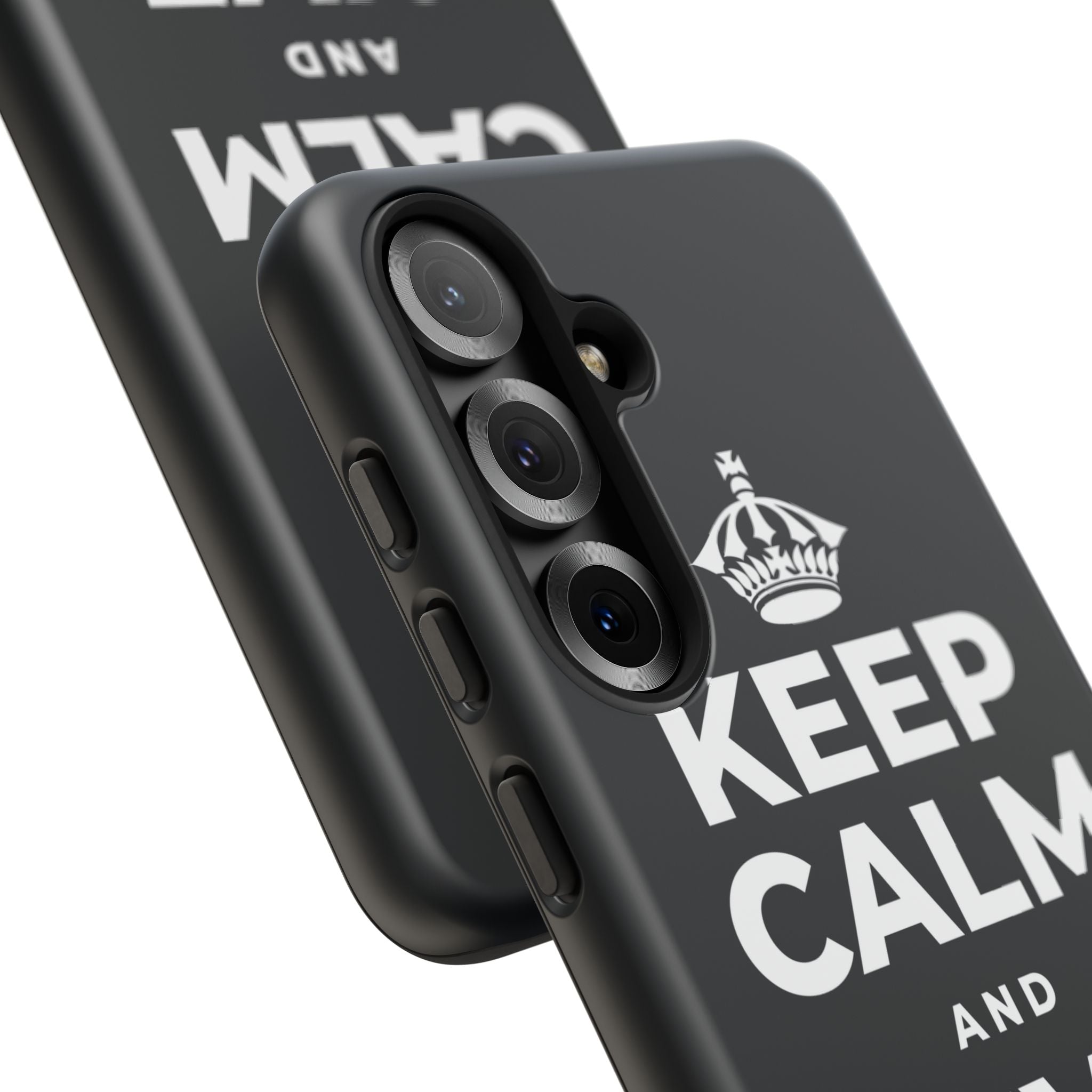 KEEP CALM AND GIVE THANKS Phone Case (Dark)