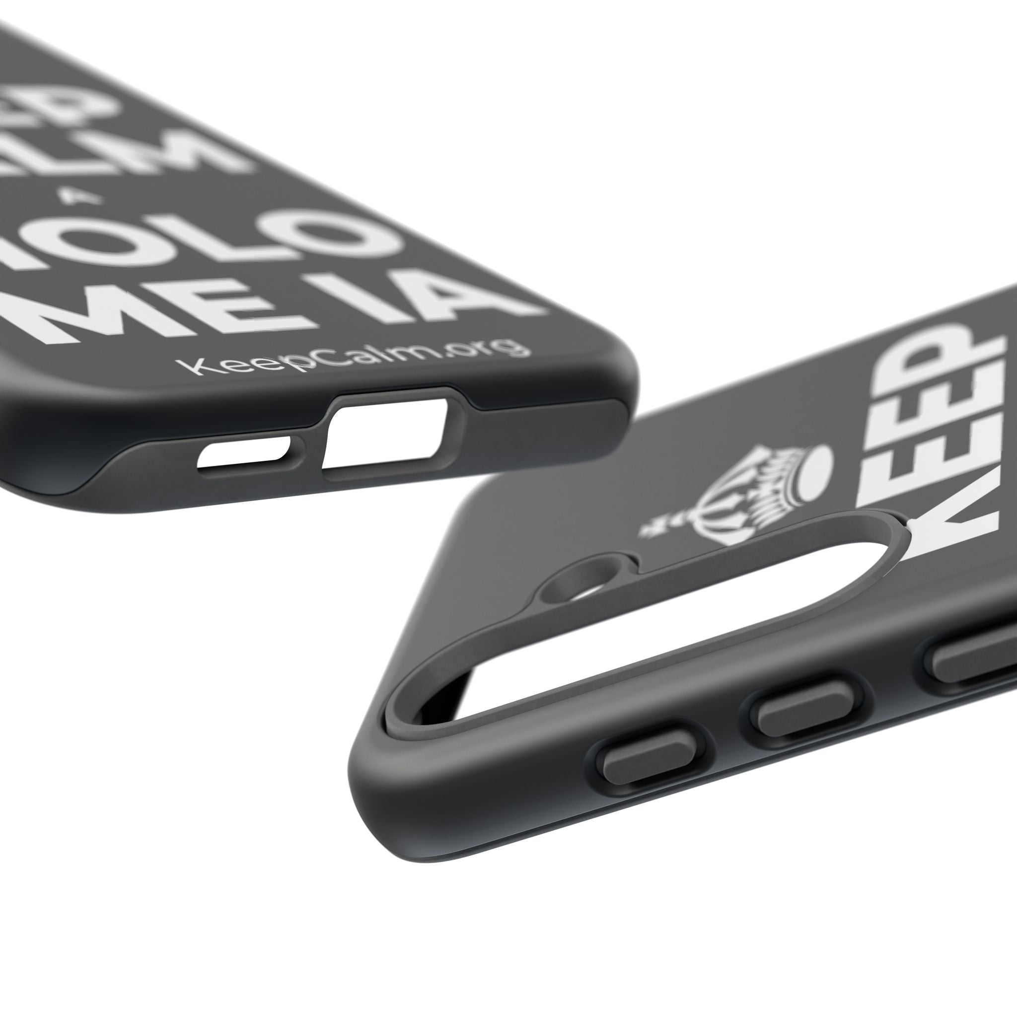 KEEP CALM A HOLO ME IA Phone Case (Dark)