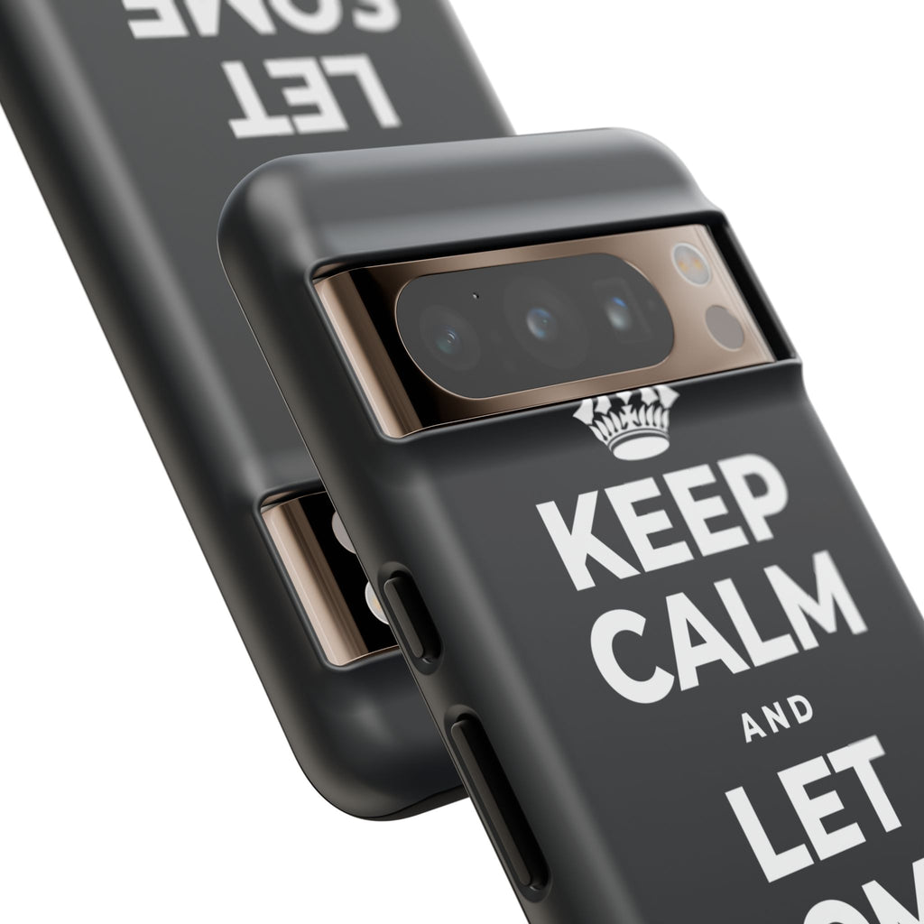 KEEP CALM AND LET SOME OF IT GO Phone Case (Dark)