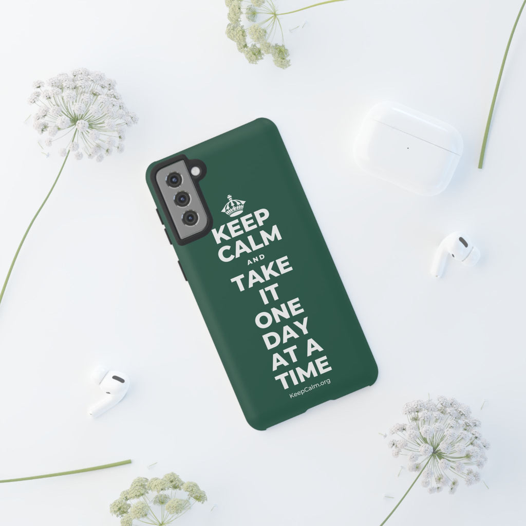KEEP CALM AND TAKE IT ONE DAY AT A TIME Phone Case