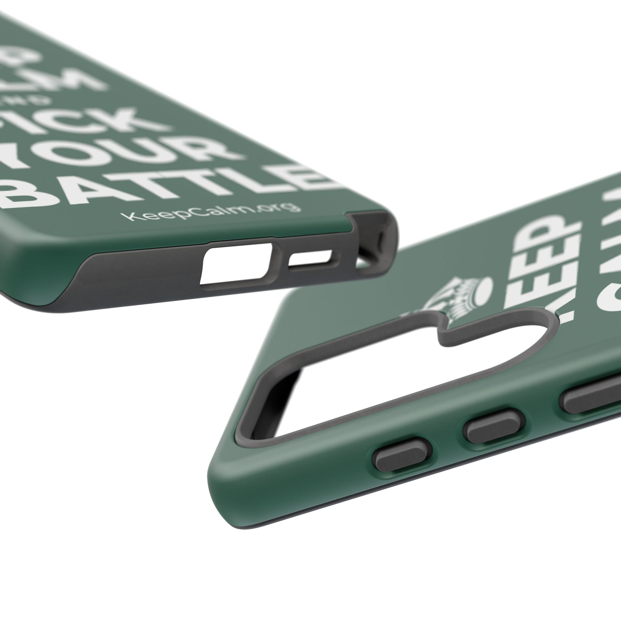 KEEP CALM AND PICK YOUR BATTLE Phone Case