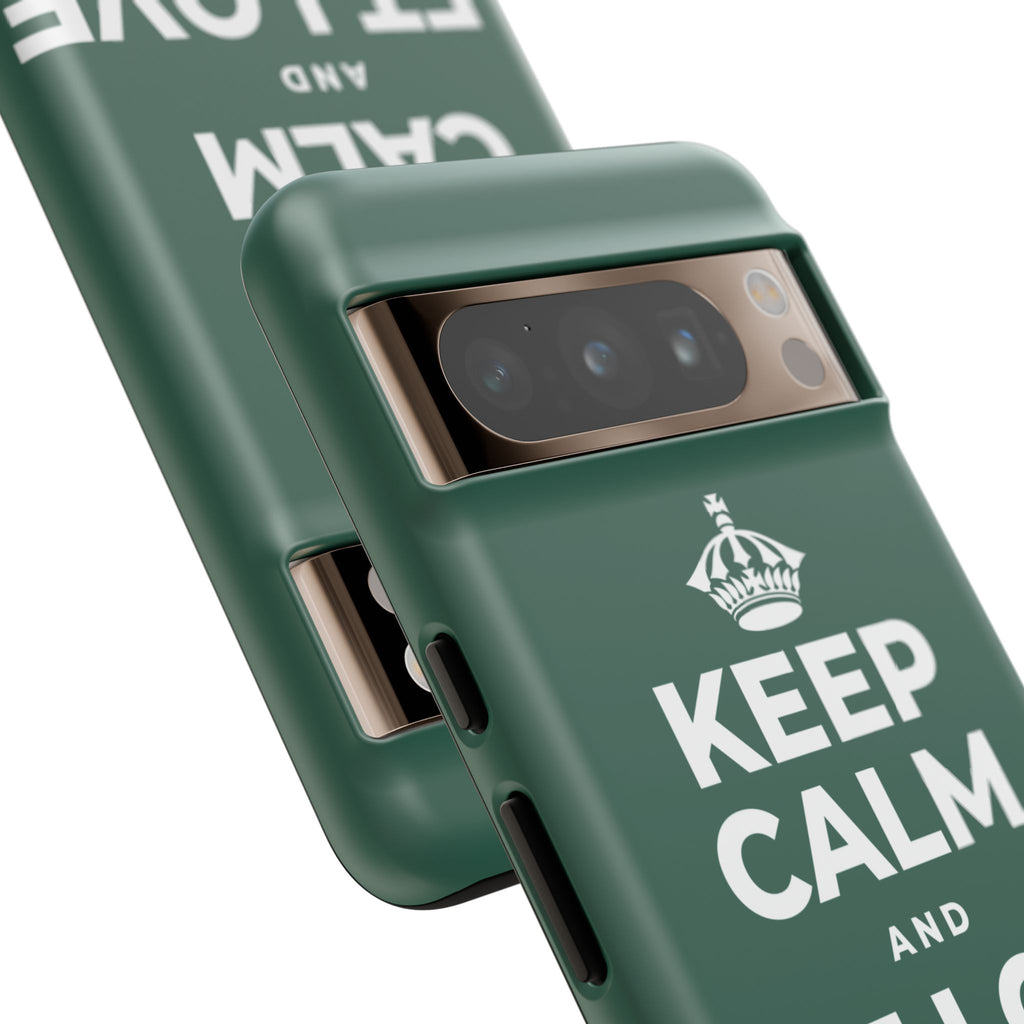 KEEP CALM AND LET LOVE FLOW Phone Case