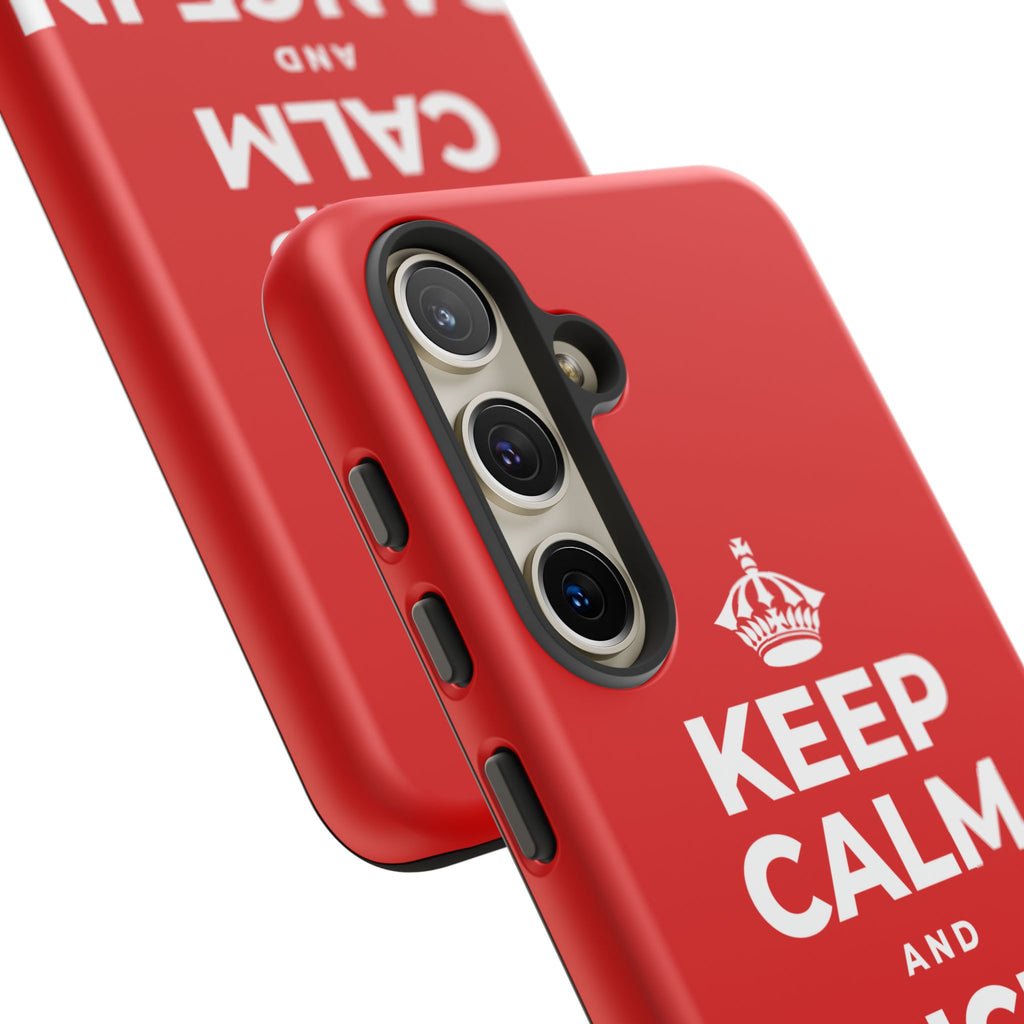 KEEP CALM AND DANCE IN THE SAND Phone Case