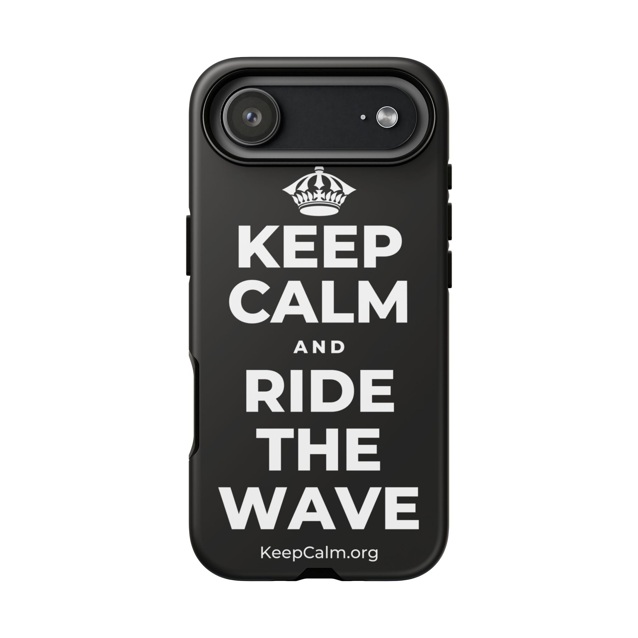 KEEP CALM AND RIDE THE WAVE Phone Case