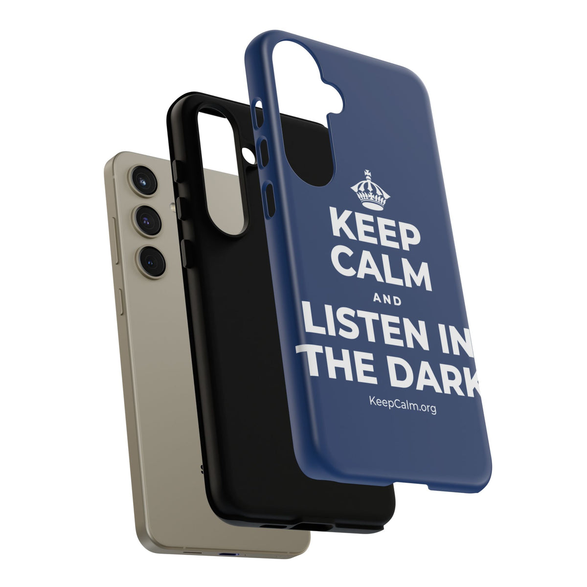 KEEP CALM AND LISTEN IN THE DARK Phone Case