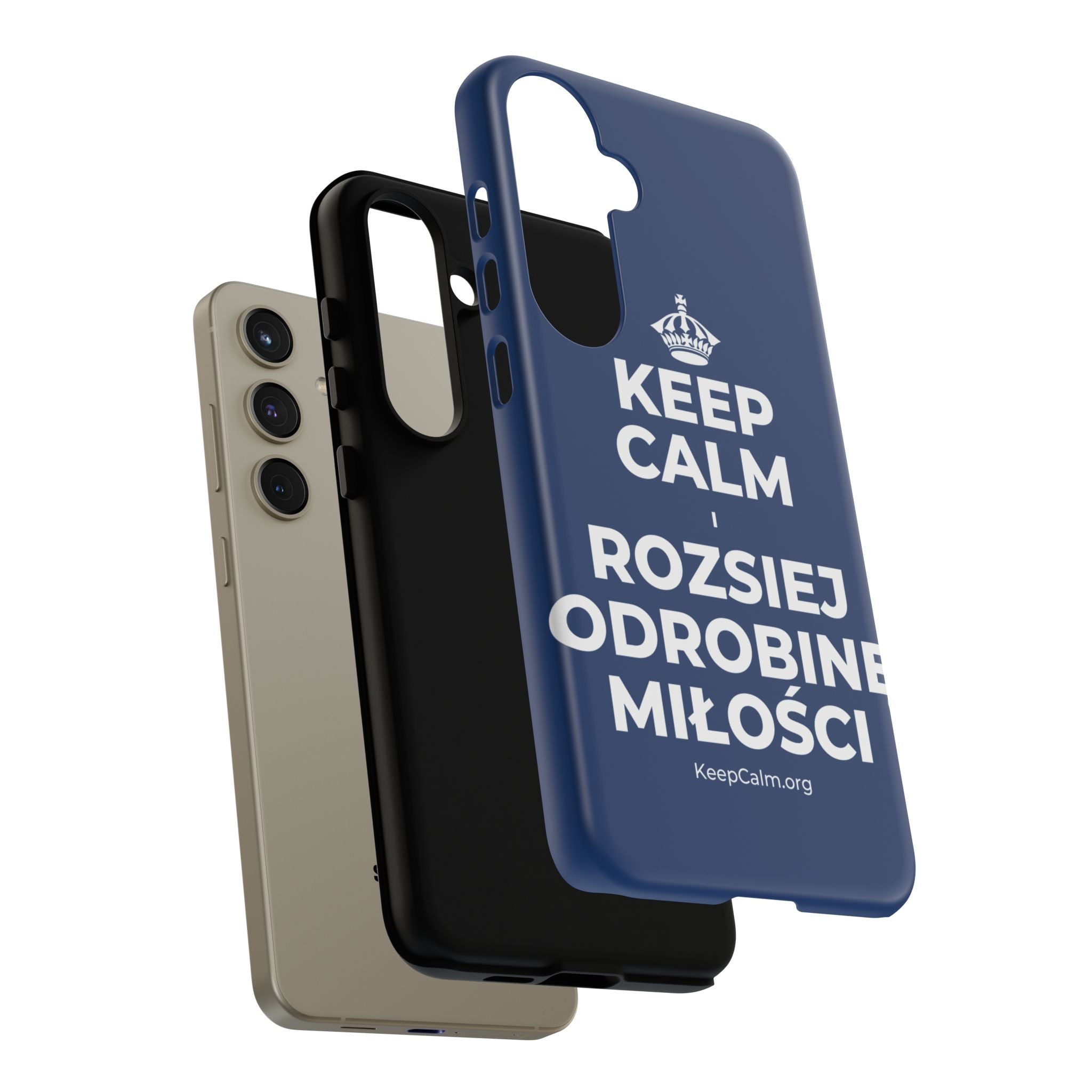 KEEP CALM I ROZSIEJ ODROBINĘ MIŁOŚCI Phone Case