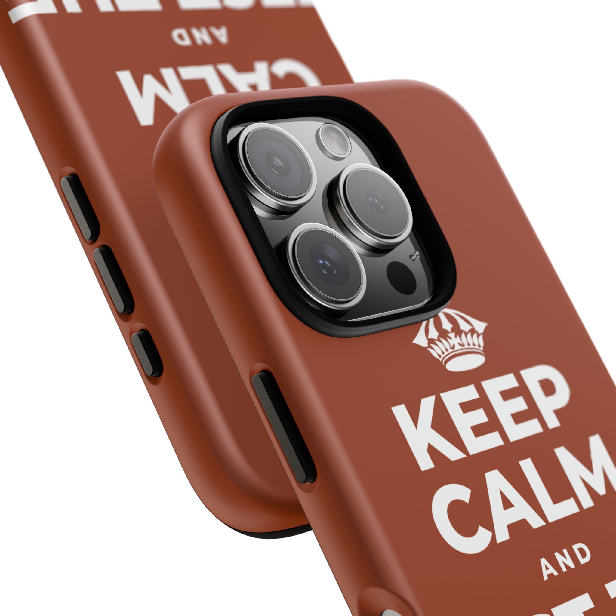 KEEP CALM AND TEST THE WATERS Phone Case