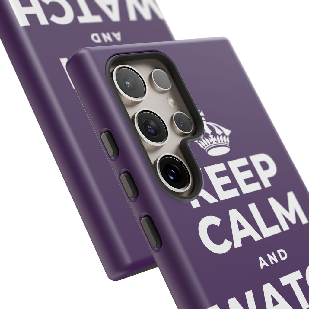 KEEP CALM AND WATCH THE CLOUDS Phone Case