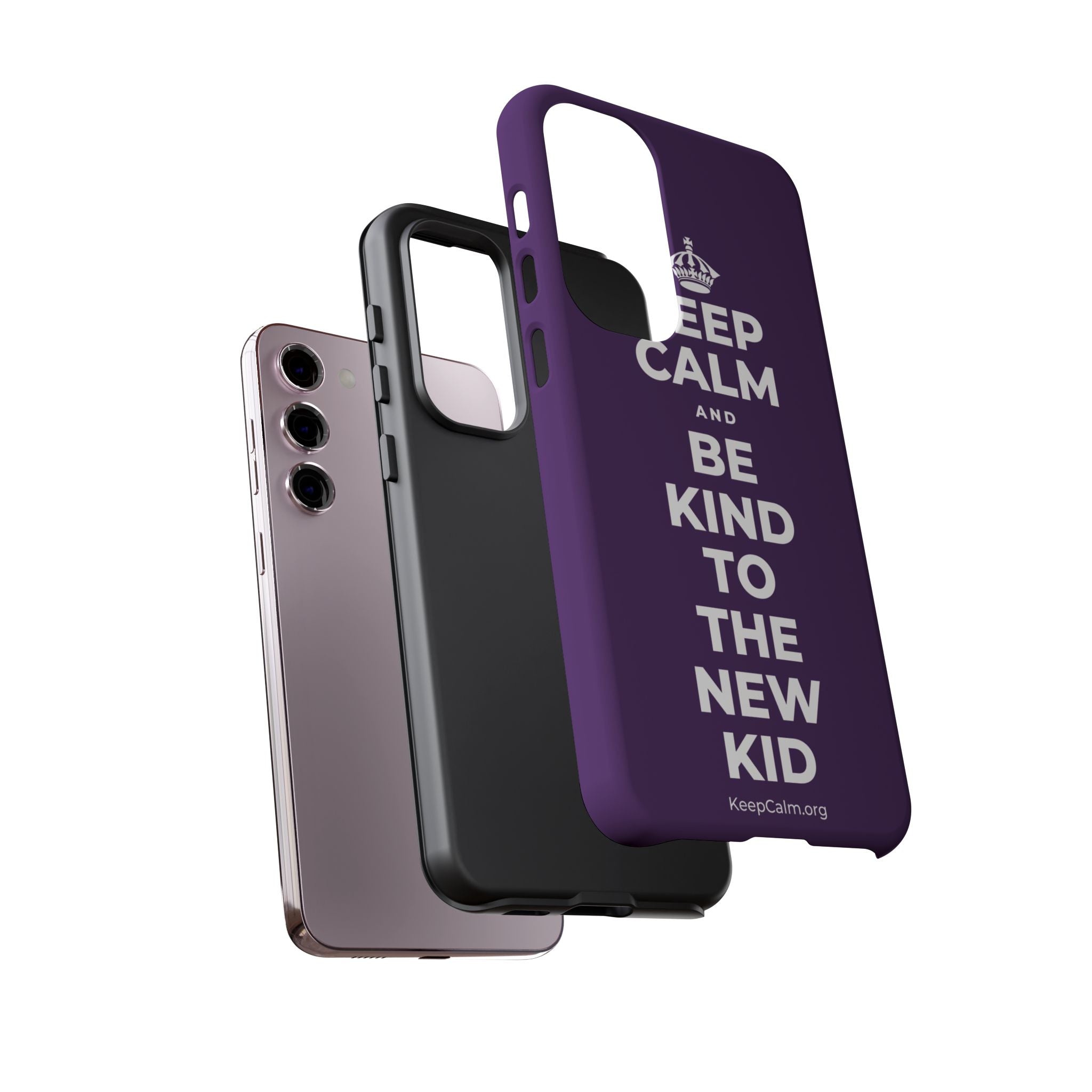 KEEP CALM AND BE KIND TO THE NEW KID Phone Case