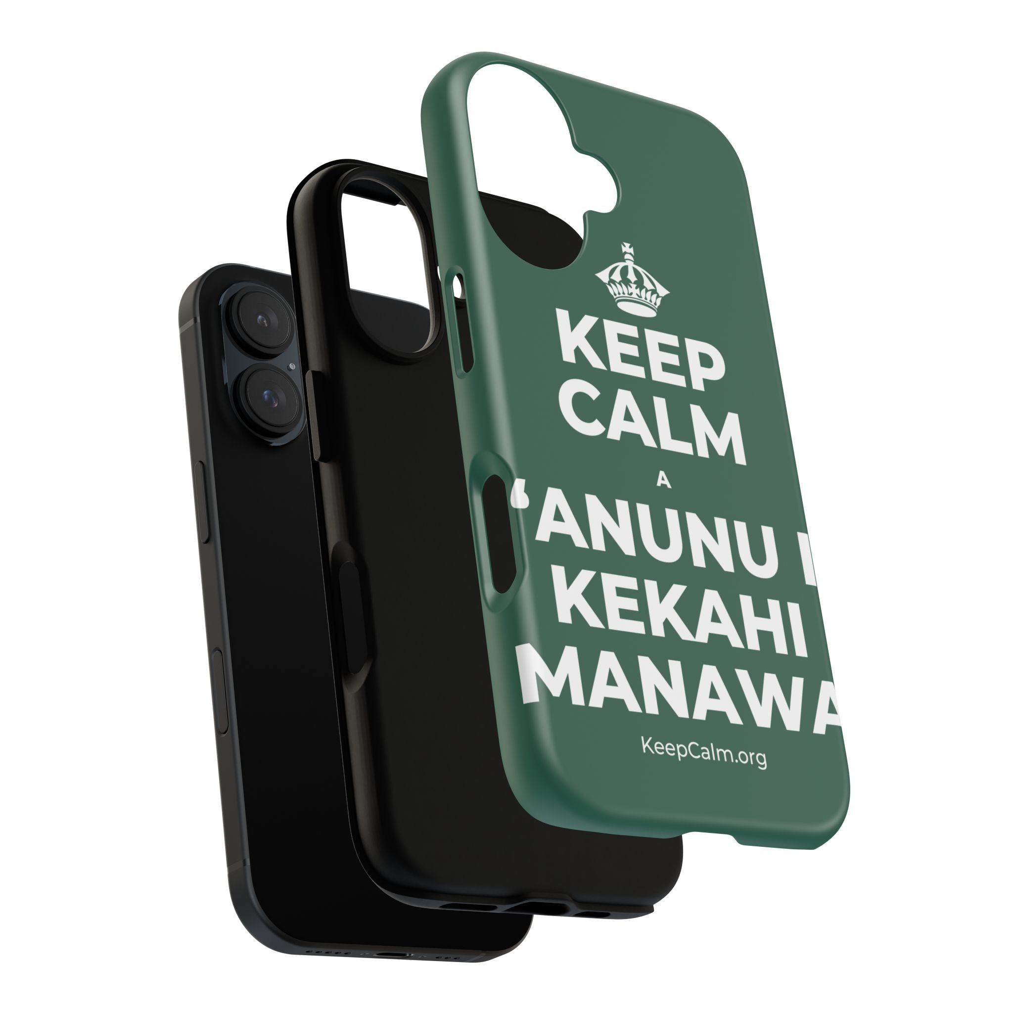 KEEP CALM A ʻANUNU I KEKAHI MANAWA Phone Case