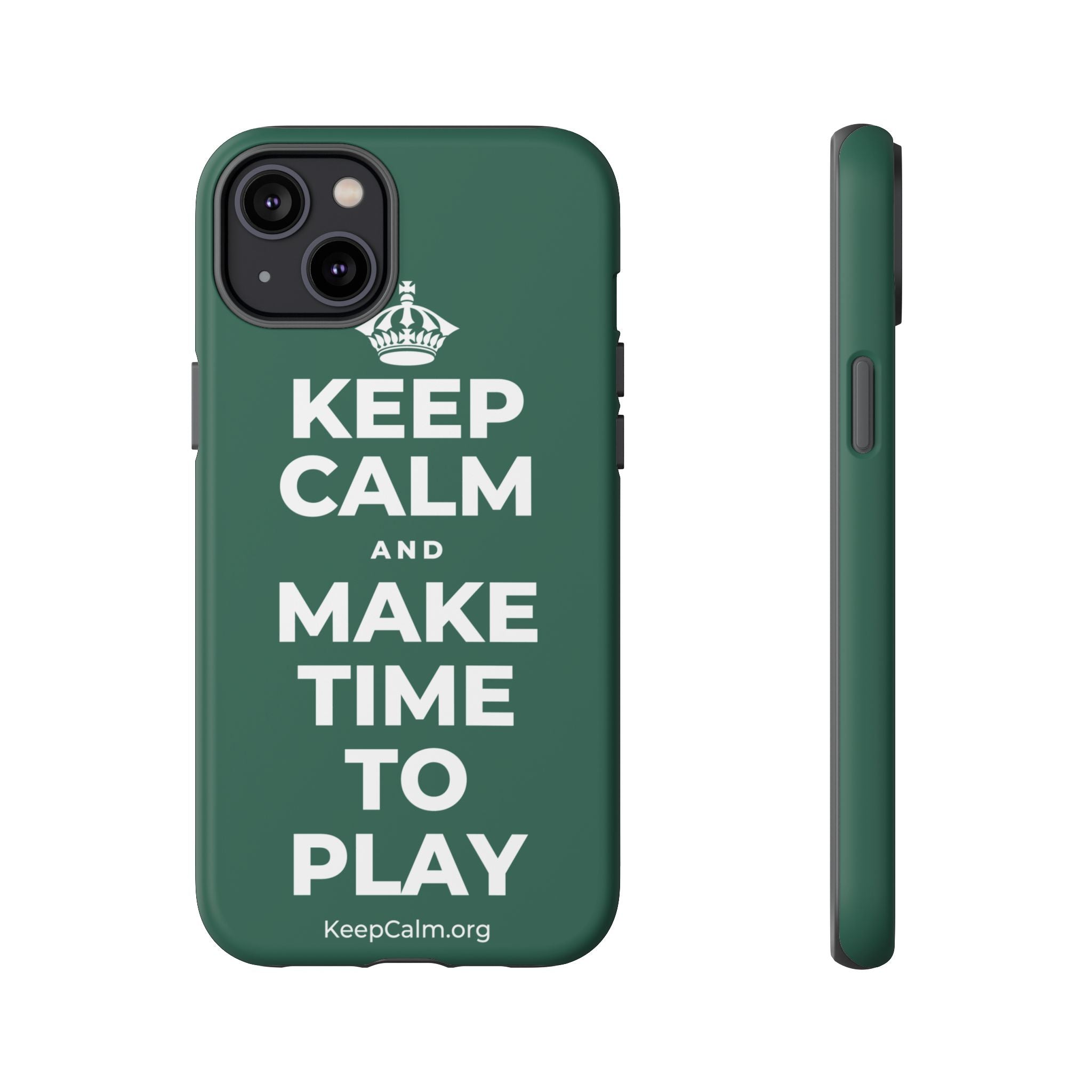 KEEP CALM AND MAKE TIME TO PLAY Phone Case