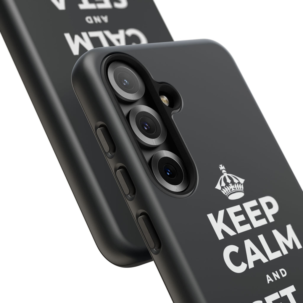 KEEP CALM AND SET A BOUNDARY Phone Case (Dark)
