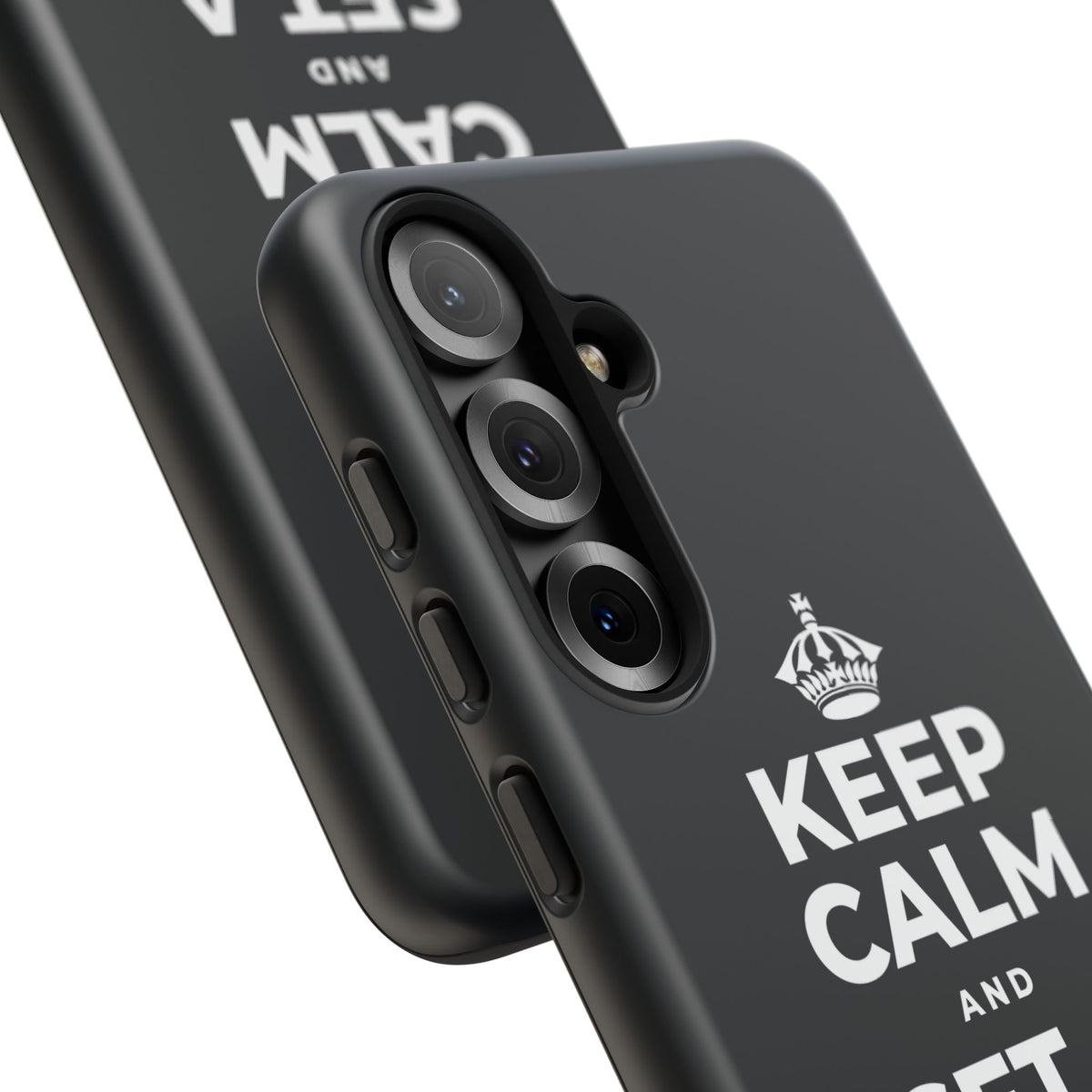 KEEP CALM AND SET A BOUNDARY Phone Case (Dark)