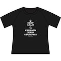 KEEP CALM DA YI ƘARAMIN JERIN ABUBUWA Women's Raglan Tee