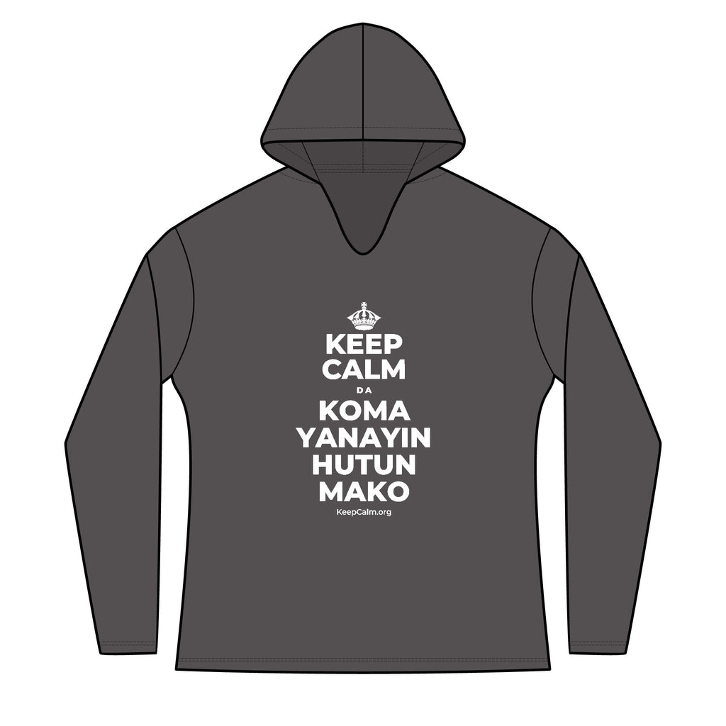 KEEP CALM DA KOMA YANAYIN HUTUN MAKO Women's Long Sleeve Hoodie