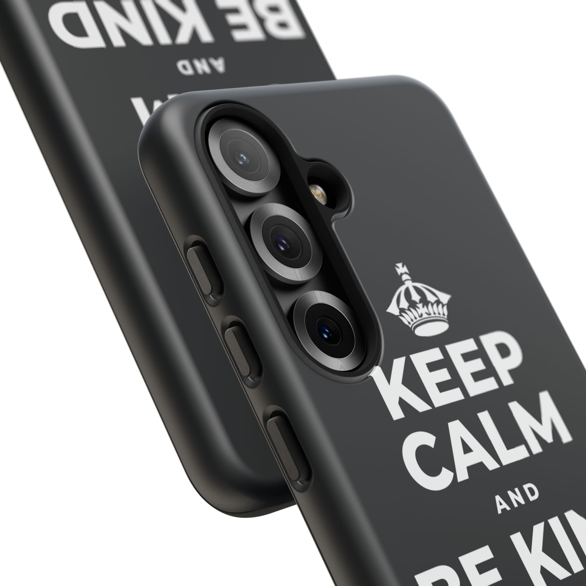 KEEP CALM AND BE KIND TO YOURSELF Phone Case (Dark)