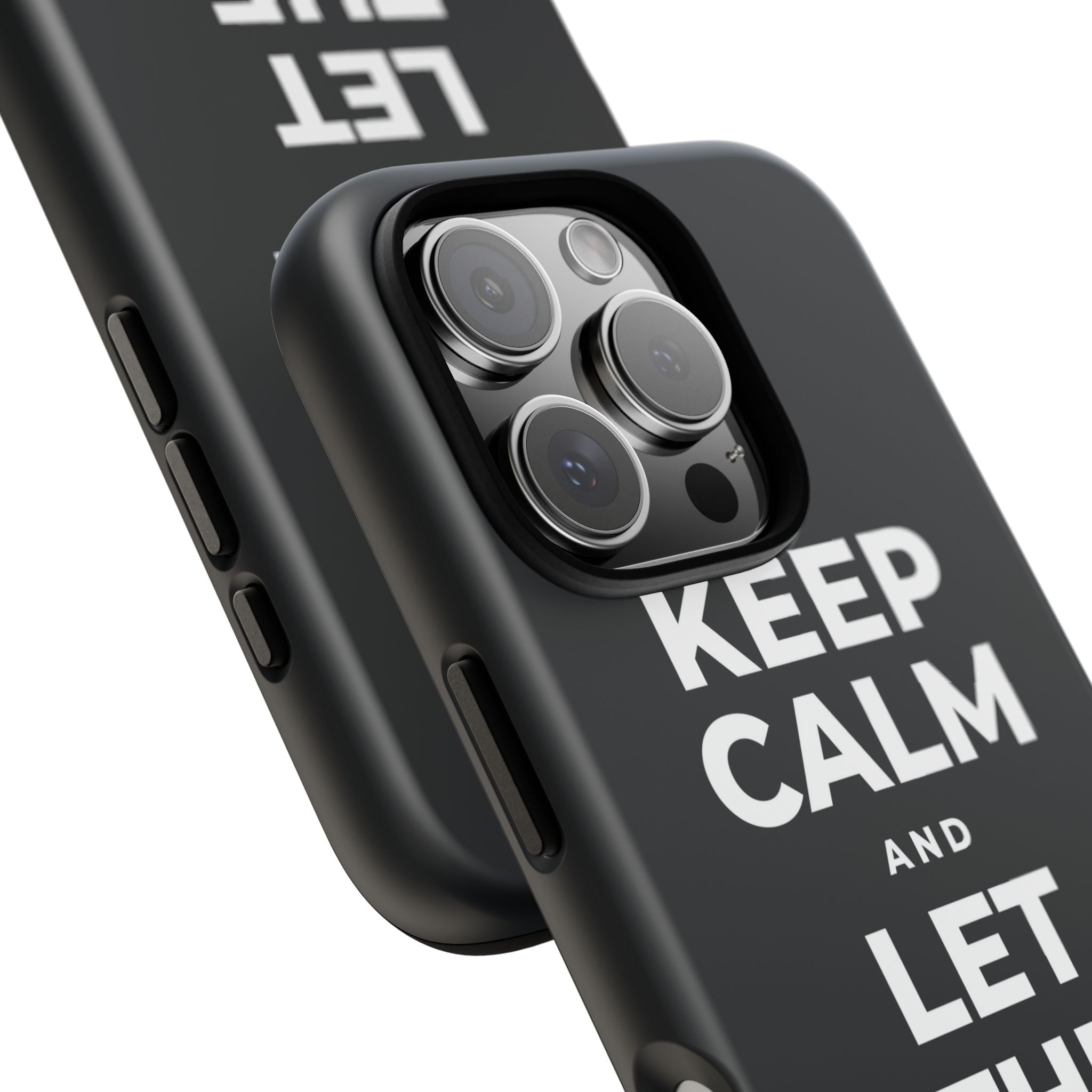 KEEP CALM AND LET THE SMILE OUT Phone Case (Dark)