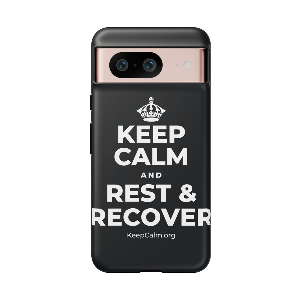 KEEP CALM AND REST & RECOVER Phone Case (Dark)