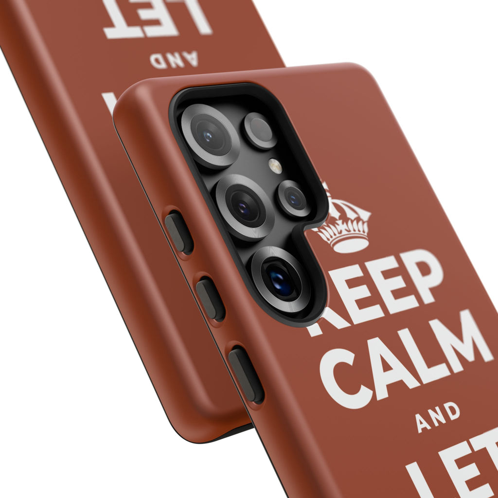 KEEP CALM AND LET PEOPLE HELP Phone Case