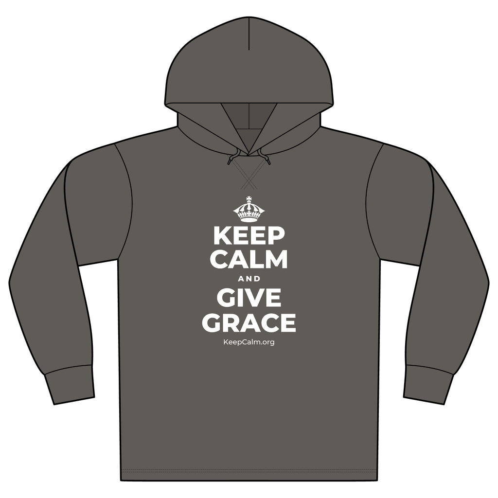KEEP CALM AND GIVE GRACE Organic Hoodie Tee