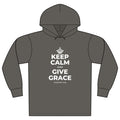 KEEP CALM AND GIVE GRACE Organic Hoodie Tee
