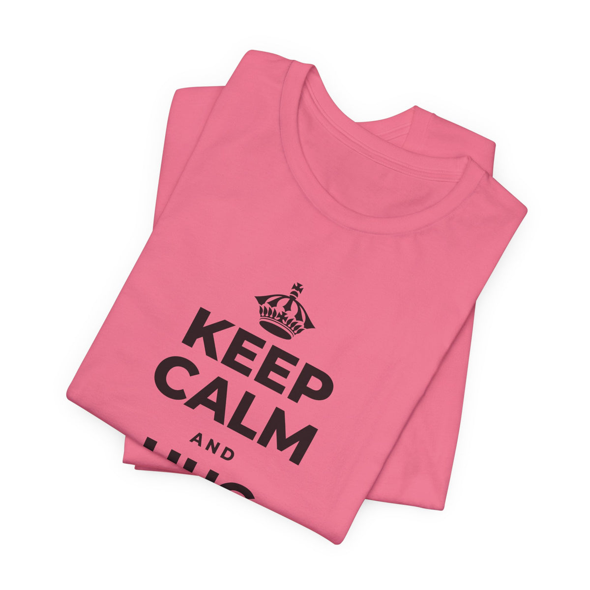 KEEP CALM AND HUG YOUR DOG T-Shirt (Military Green–Autumn)