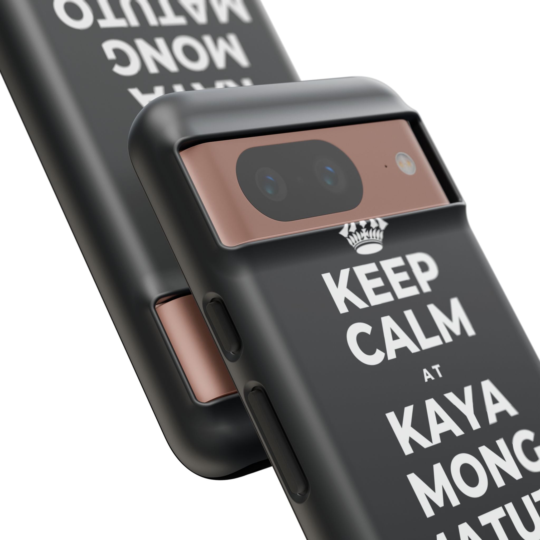 KEEP CALM AT KAYA MONG MATUTO NG KAHIT ANO Phone Case (Dark)