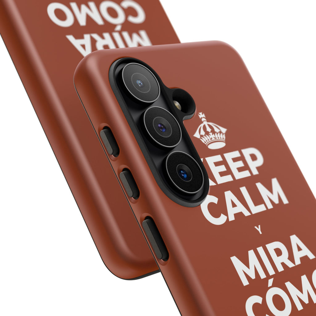 KEEP CALM Y MIRA CÓMO CAMBIAN LAS HOJAS Phone Case