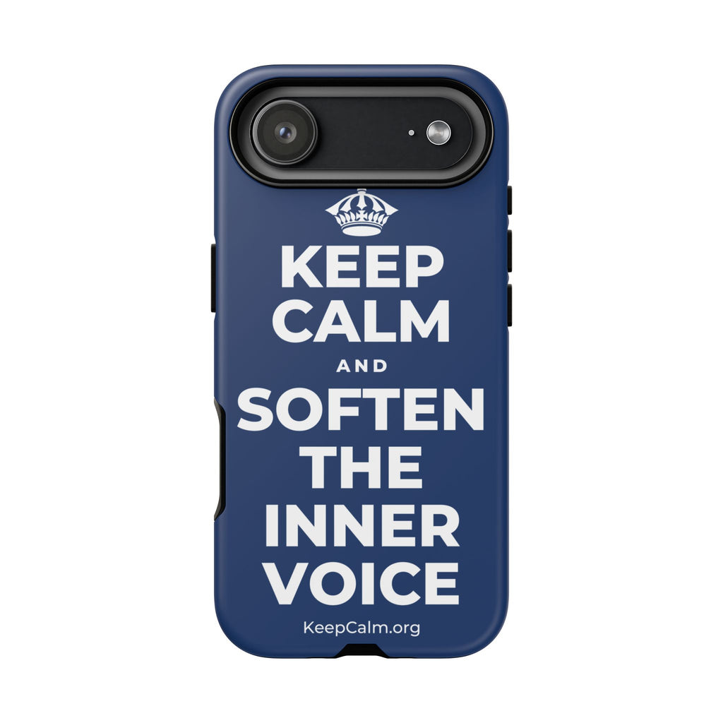 KEEP CALM AND SOFTEN THE INNER VOICE Phone Case