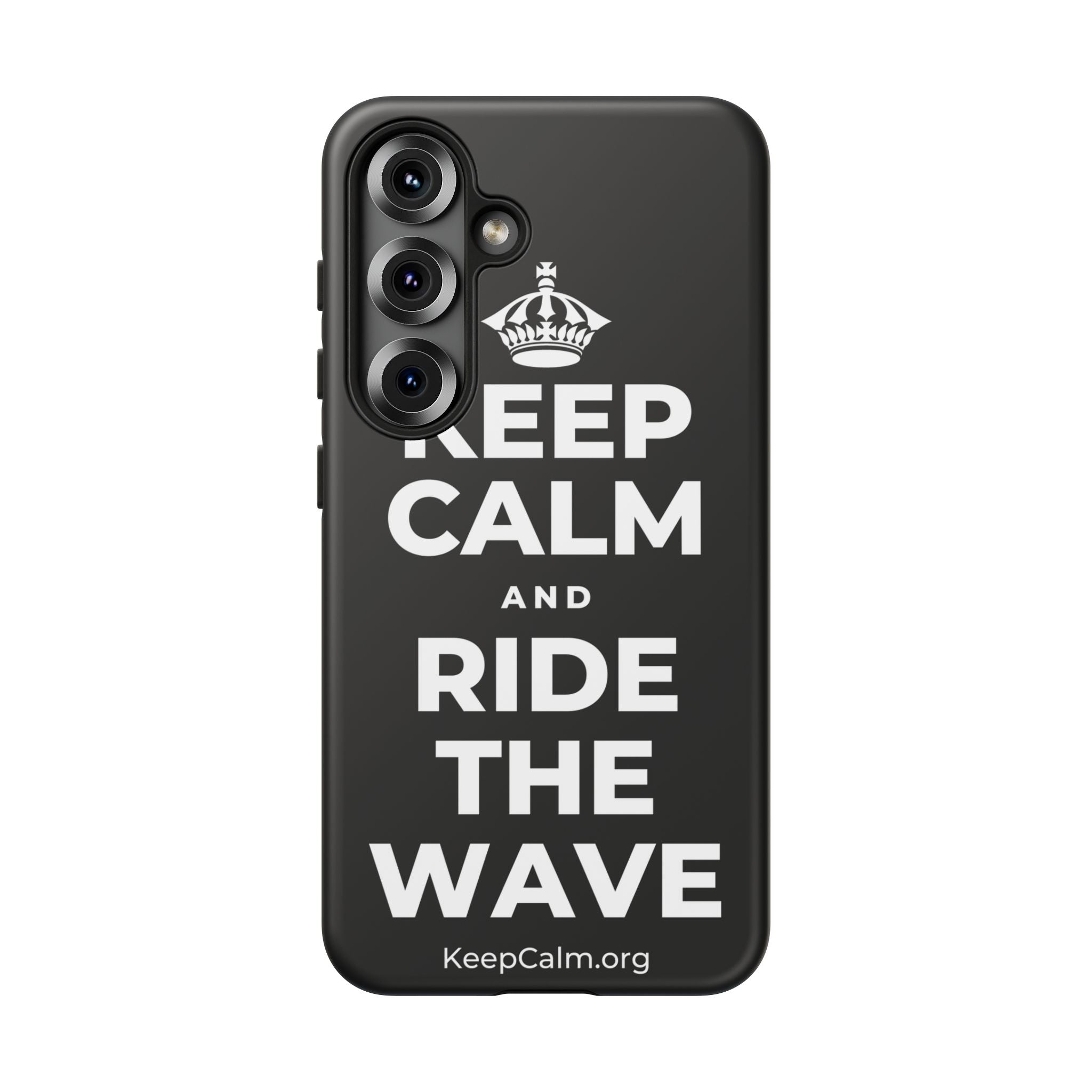 KEEP CALM AND RIDE THE WAVE Phone Case