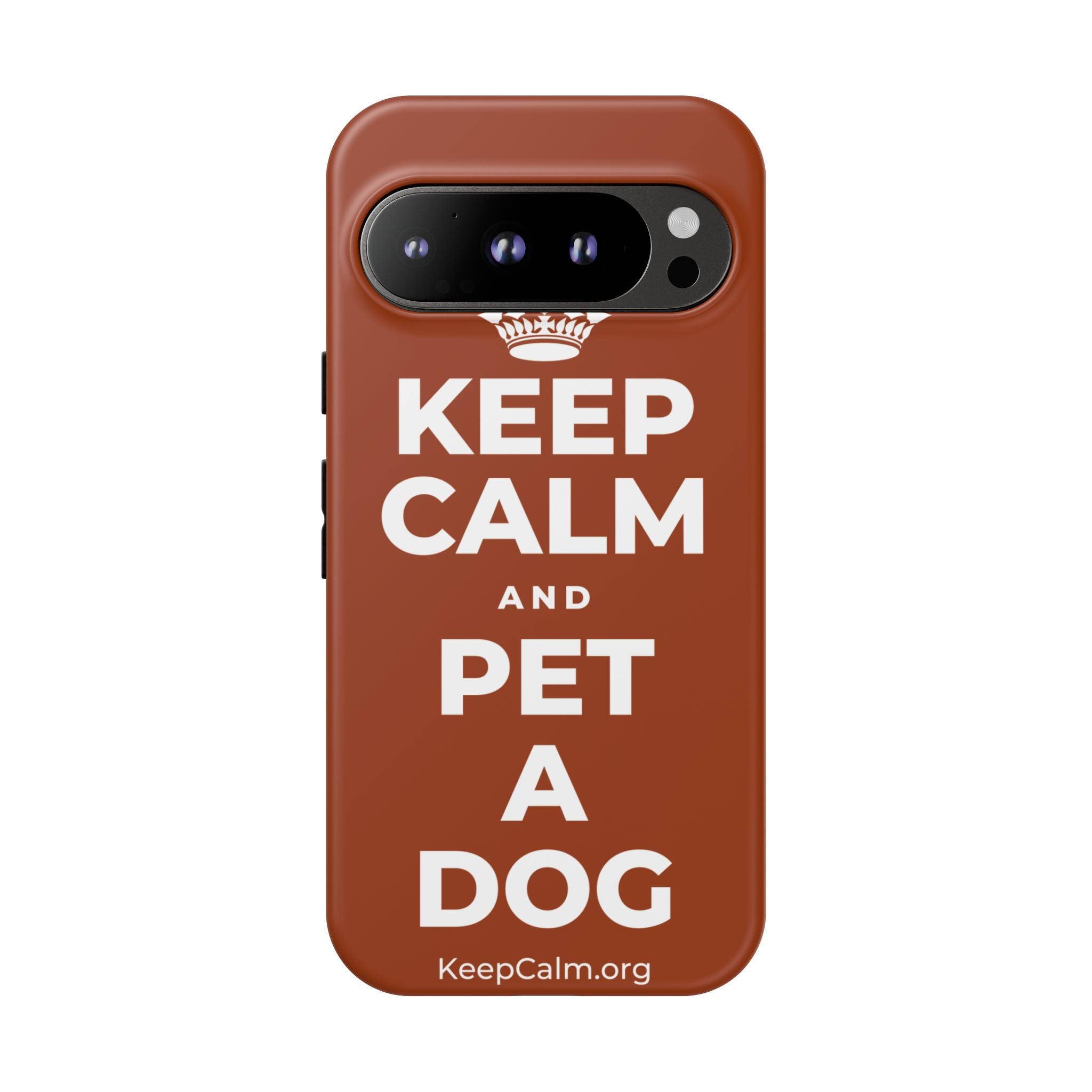 KEEP CALM AND PET A DOG Phone Case