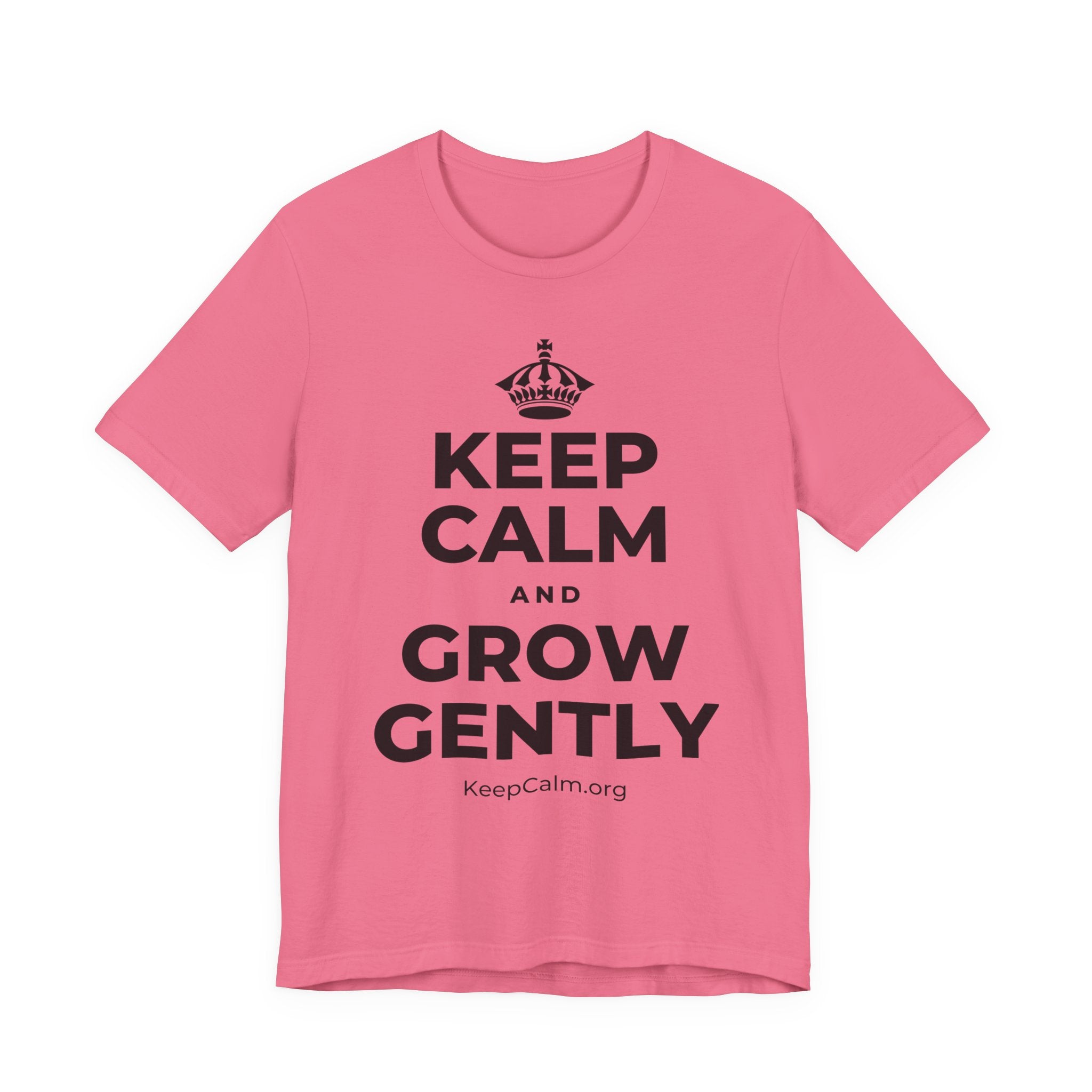 KEEP CALM AND GROW GENTLY T-Shirt (Military Green–Autumn)