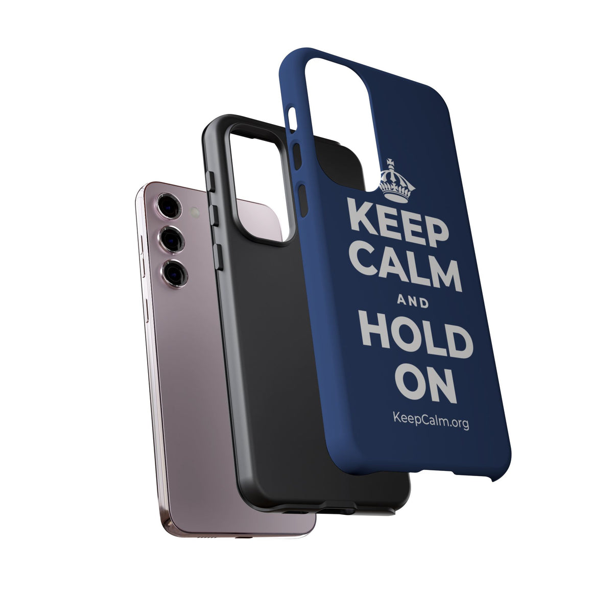 KEEP CALM AND HOLD ON Phone Case
